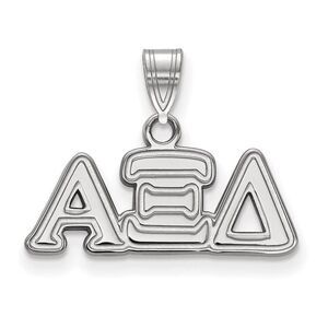Sterling Silver Alpha Xi Delta Small Greek Letters Pendant